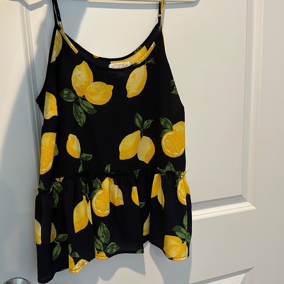 Mud Pie Women’s Lemon Tank - Picture 2 of 3